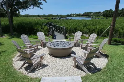 Concrete Fire Installations — Deck Building & Repair project by Designer Concrete