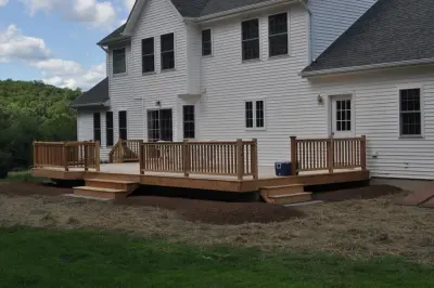 Cedar Patio — Deck Building & Repair project by Kehoe Kustom, LLC