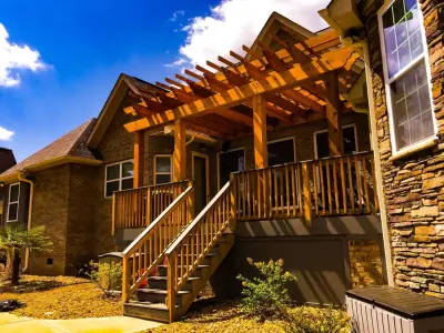 Cedar Arbor — Deck Building & Repair project by Good Charlotte Cedar