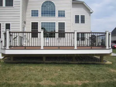 Deck and Pathway Combination — Deck Building & Repair project by Deckscapes Of VA, LLC
