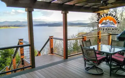 DECK WITH A SCENIC VIEW — Deck Building & Repair project by Smoky Mountain Deck Builders