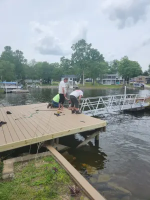Modular Dock — Deck Building & Repair project by Freeman Home Repair