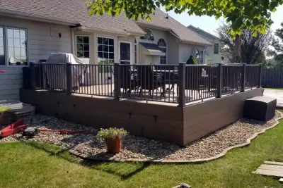 Timbertech Composite Deck with Under Deck Cladding — Deck Building & Repair project by Deck & Drive Solutions