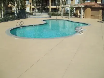 Cement Finishes — Deck Building & Repair project by Brantner Coatings