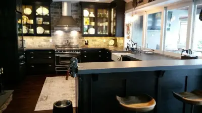 Gray Concrete Countertops Pompano Beach, FL — Deck Building & Repair project by Designer Concrete