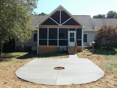 Patios Made of Concrete — Deck Building & Repair project by Wray's Concrete Finishing