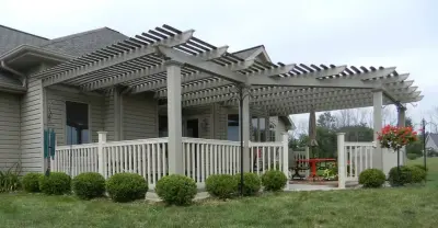 Modern Pergola in Bluffton, IN — Deck Building & Repair project by W.A. Zimmer Company