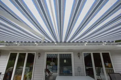 Modern Folding Awning in Huntington, IN — Deck Building & Repair project by W.A. Zimmer Company