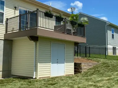 Cordell Deck and Storage Building — Deck Building & Repair project by Comfort Zones By Design LLC