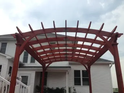 Corning Project — Deck Building & Repair project by Cedar Sunset Pergolas, Inc