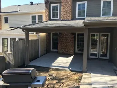 Carmel Rd Covered Patio Extension — Deck Building & Repair project by Screen Squad, Inc.