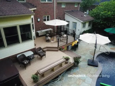 Bespoke AZEK Deck in Kingston Springs, TN — Deck Building & Repair project by Archadeck Of Nashville