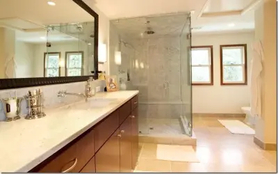 Bespoke Glass Shower Partitions Lancaster — Deck Building & Repair project by Garrety Glass