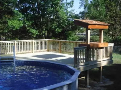 Personalized Pool Deck II — Deck Building & Repair project by Decks On A Budget