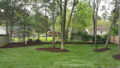 Charlotte Sod Installation — Landscape Construction project by SecureTurf - Charlotte Landscaping Experts