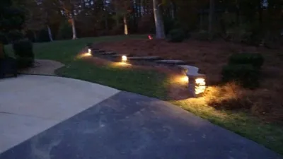Charlotte Lighting and Hardscape Project by SecureTurf - Charlotte Landscaping Experts