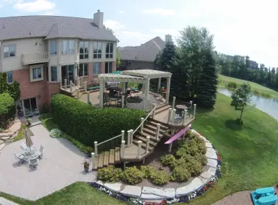 Bespoke Trex Deck in Oxford Michigan — Deck Building & Repair project by Miles Bradley Building And Remodeling