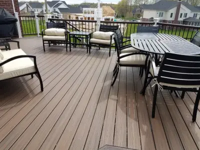 Tailored Trex Deck with Walkway — Deck Building & Repair project by Miles Bradley Building And Remodeling
