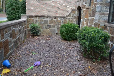 Charlotte Checkerboard Courtyard — Landscape Construction project by SecureTurf - Charlotte Landscaping Experts