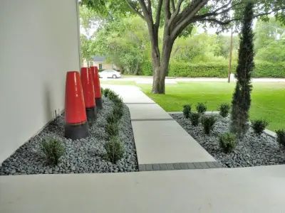 Dallas Contemporary Yard Renovation — Deck Building & Repair project by MrZ Contracting