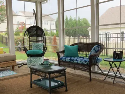 Patio and Deck with Fireplace — Deck Building & Repair project by Deckscapes Inc