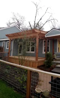 Pergola and Deck at Historic Austin Home — Deck Building & Repair project by Archadeck Of Austin