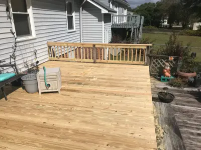 Deck and Pool Deck Renovation — Deck Building & Repair project by L3 Installer Services, LLC.
