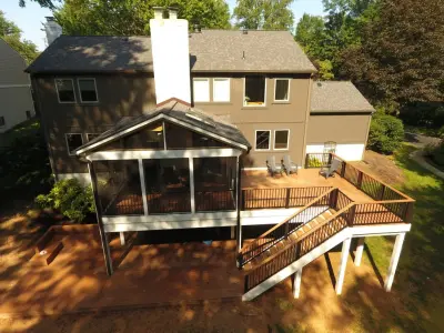 Outdoor Living Spaces — Deck Building & Repair project by M.C. Fence And Deck