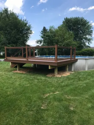 Swimming Area Surfaces — Deck Building & Repair project by Lehigh Valley Construction