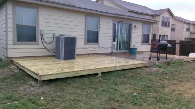 Treated Deck for Pressure Resistance — Deck Building & Repair project by Exterior Restoration Services LLC