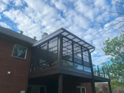 Modular Sunroom Deck Update — Deck Building & Repair project by Sunspace By Premier Outdoor Space