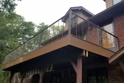 Deck Renovation with Verti Cable Railing — Deck Building & Repair project by Deck & Drive Solutions