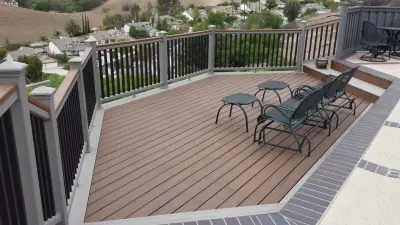 Trex Composite Decking and Railing Color Combinations — Deck Building & Repair project by MLW Construction