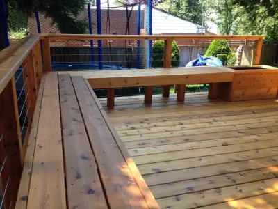 Compact Deck Solutions — Deck Building & Repair project by Open Space Design Decks