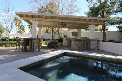 Varied Designs with Enhancements — Deck Building & Repair project by Equinox Louvered Roof