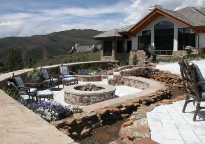 Outdoor Entertaining Garden Area — Landscape Construction project by SHC Nursery & Landscape Co in Eagle