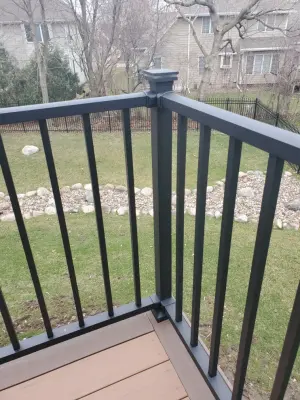 Twin Level Timbertech Terrain — Deck Building & Repair project by Deck & Drive Solutions
