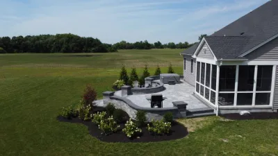 Multi level patio by Sherwood Landscape Lighting And Design