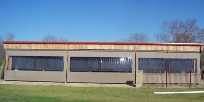 Automated Drop Screens — Deck Building & Repair project by Conroe Awning And Screen