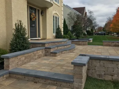 Head Turning Curb Appeal — Landscape Construction project by Sherwood Landscape Lighting And Design