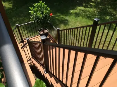 Azek PVC Classic Decking and DekPro Elite Aluminum Railing — Deck Building & Repair project by Deck & Rail Supply