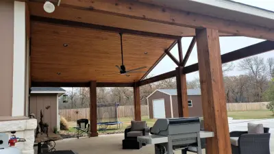 Elgin TX Patio Shelter — Deck Building & Repair project by Archadeck Of Austin