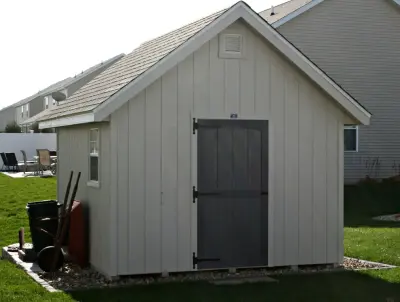 Garden Storage Sheds in English Style — Deck Building & Repair project by Hillside Hideaway