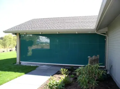 Outdoor Shade Screens — Deck Building & Repair project by Creative Awnings & Shelters, Inc.