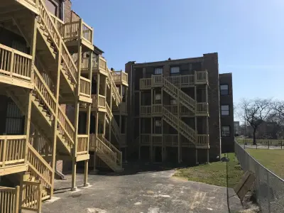 Outdoor Staircase — Deck Building & Repair project by KOVAL Porch & Deck Builders