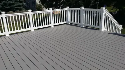 Cottage Deck by Fiberon — Deck Building & Repair project by Coastal Outdoor Spaces