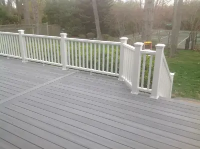 Fiberon Decking - Stone Flagstone — Deck Building & Repair project by The Deck Guy