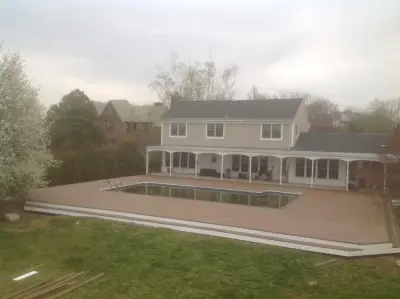 Warm Sienna Fiberon Decking — Deck Building & Repair project by The Deck Guy