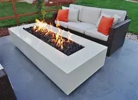 Outdoor Fire Features — Deck Building & Repair project by Queen City Fireplace & Outdoor Living