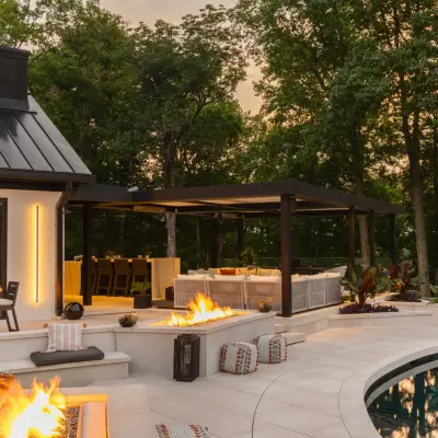 Louvered Outdoor - Landscape Construction in Shelbyville, KY